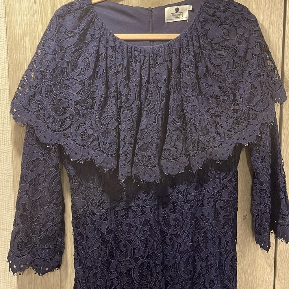 Dainty Jewells Navy Antebellum Dress